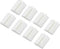 TRU COMPONENTS Kabelhouder Zelfklevend 1571994 Bundel-Ø (bereik) 2.50 tot 3.50 mm Wit 8 stuk(s)
