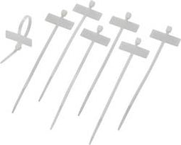 TRU COMPONENTS Kabelmarkering Markeringsvlak: 25 x 9 mm Natuur 100 stuk(s)