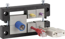 TRU COMPONENTS KEL 10/6 Kabelinvoeringsplaat Klem-Ø (max.): 16 mm Polyamide Zwart 1 stuk(s)