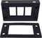 TRU COMPONENTS KEL 10/6 Kabelinvoeringsplaat Klem-Ø (max.): 16 mm Polyamide Zwart 1 stuk(s)