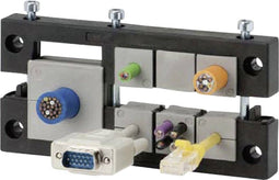 TRU COMPONENTS KEL 16/8 Kabelinvoeringsplaat Klem-Ø (max.): 16 mm Polyamide Zwart 1 stuk(s)