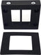 TRU COMPONENTS KEL 6/4 Kabelinvoeringsplaat Klem-Ø (max.): 16 mm Polyamide Zwart 1 stuk(s)