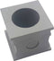 TRU COMPONENTS KT 14 Kabeldoorvoering Gegroefd Klem-Ø (max.): 15 mm Elastomeer Grijs 1 stuk(s)
