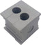 TRU COMPONENTS KT 2/7 Kabeldoorvoering Gegroefd Klem-Ø (max.): 7 mm Elastomeer Grijs 1 stuk(s)