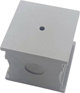 TRU COMPONENTS KT 2 Kabeldoorvoering Gegroefd Klem-Ø (max.): 3 mm Elastomeer Grijs 1 stuk(s)