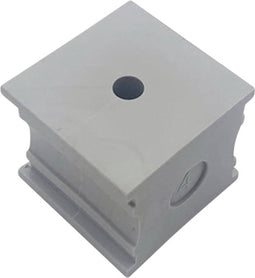 TRU COMPONENTS KT 4 Kabeldoorvoering Gegroefd Klem-Ø (max.): 5 mm Elastomeer Grijs 1 stuk(s)
