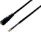 TRU COMPONENTS Laagspannings-aansluitkabel Laagspanningsbus - Open kabeleinde 5.50 mm 2.10 mm 0.50 m 1 stuk(s)