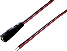 TRU COMPONENTS Laagspannings-aansluitkabel Laagspanningsbus - Open kabeleinde 5.5 mm 2.1 mm 2.1 mm 2.00 m 1 stuk(s)