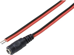 TRU COMPONENTS Laagspannings-aansluitkabel Laagspanningsbus - Open kabeleinde 5.5 mm 2.1 mm 2.00 m 1 stuk(s)