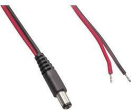 TRU COMPONENTS Laagspannings-aansluitkabel Laagspanningsstekker - Open kabeleinde 2.50 mm 5.00 m 1 stuk(s)