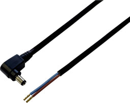 TRU COMPONENTS Laagspannings-aansluitkabel Laagspanningsstekker - Open kabeleinde 5.50 mm 2.50 mm 0.50 m 1 stuk(s)