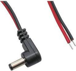 TRU COMPONENTS Laagspannings-aansluitkabel Laagspanningsstekker - Open kabeleinde 5.50 mm 2.10 mm 5.00 m 1 stuk(s)