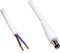 TRU COMPONENTS Laagspannings-aansluitkabel Laagspanningsstekker - Open kabeleinde 5.50 mm 2.50 mm 30.00 cm 1 stuk(s)