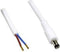 TRU COMPONENTS Laagspannings-aansluitkabel Laagspanningsstekker - Open kabeleinde 5.50 mm 2.50 mm 1.00 m 1 stuk(s)