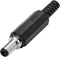 TRU COMPONENTS Laagspannings-adapter Stekker, recht 5.5 mm 2.5 mm 1 stuk(s)