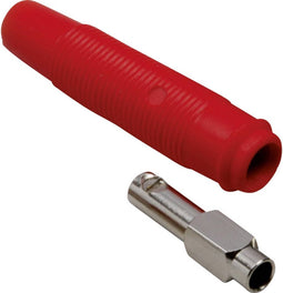 TRU COMPONENTS Laboratoriumbus Koppeling, recht Stift-Ø: 4 mm Rood 100 stuk(s)