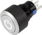 TRU COMPONENTS LAS1-AWY-11T/W/12V/P Druktoets 250 V/AC 3 A 1x uit/(aan) Moment Wit IP65 1 stuk(s)