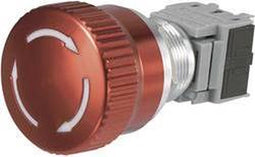 TRU COMPONENTS LAS1-BGQ-11TS Noodstopschakelaar 250 V/AC 5 A 1x NC, 1x NO IP40 1 stuk(s)