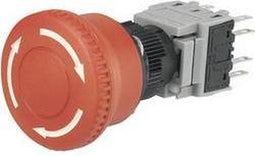 TRU COMPONENTS LAS1-BY-22TSB Noodstopschakelaar 2x NC, 2x NO 1 stuk(s)