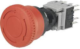 TRU COMPONENTS LAS1-BY-33TSB Noodstopschakelaar 3x NC, 3x NO 1 stuk(s)