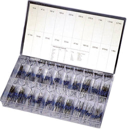 TRU COMPONENTS Metaalfilmweerstand assortiment Axiaal bedraad 0.25 W 1 % 390 stuk(s)