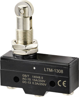 TRU COMPONENTS Microschakelaar 250 V/AC 15 A 1x aan/(aan) Moment 1 stuk(s)