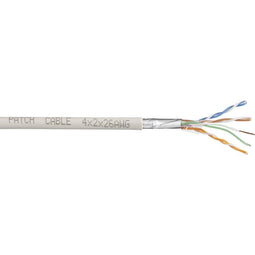 TRU COMPONENTS Netwerkkabel CAT 5e SF/UTP 4 x 2 x 0.14 mm² Wit 50 m