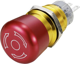 TRU COMPONENTS Noodstopschakelaar 3 A 1x NC IP65 1 stuk(s)