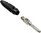 TRU COMPONENTS Pluimstekker Stekker, recht Stift-Ø: 4 mm Zwart 100 stuk(s)