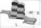 TRU COMPONENTS Schildklem Klem-Ø (max.): 6 mm Verenstaal 1 stuk(s)