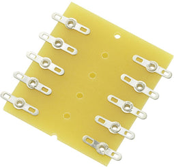 TRU COMPONENTS Soldeerlijst Dubbele rij Totaal aantal polen 10 Epoxide (l x b x h) 43 x 38 x 1.6 mm 1 stuk(s)