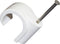 TRU COMPONENTS Spijkerclip 523530 Bundel-Ø (bereik) 14 mm (max) Wit (mat) 100 stuk(s)