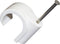 TRU COMPONENTS Spijkerclip TC-10354936 Bundel-Ø (bereik) 10 mm (max) Wit 100 stuk(s)