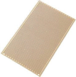 TRU COMPONENTS SU527413 Printplaat Hardpapier (l x b) 160 mm x 100 mm 35 µm Rastermaat 2.54 mm Inhoud 1 stuk(s)