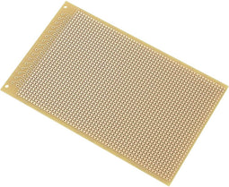 TRU COMPONENTS SU527466 Printplaat Hardpapier (l x b) 160 mm x 100 mm 35 µm Rastermaat 2.54 mm Inhoud 1 stuk(s)