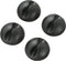 TRU COMPONENTS SWC-10BK/4P Kabelhouder Zelfklevend 542240 Bundel-Ø (bereik) 9 mm (max) Zwart 4 stuk(s)