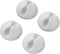 TRU COMPONENTS SWC-10WT/4P Kabelhouder Zelfklevend 542241 Bundel-Ø (bereik) 9 mm (max) Wit 4 stuk(s)