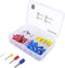 TRU COMPONENTS T1903C020 Assortiment adereindhulzen 0.75 mm², 1 mm², 1.50 mm², 2.50 mm² Deels geïsoleerd 120 stuk(s)