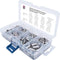 TRU COMPONENTS T1903C034 Assortiment adereindhulzen 0.75 mm², 1 mm², 1.5 mm², 2.5 mm², 4 mm², 6 mm², 10 mm², 16 mm² Ong