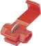 TRU COMPONENTS T1904C036 Aftakconnector Flexibel: 0.50-1.00 mm² Massief: 0.50-1.00 mm² Aantal polen: 2 10 stuk(s) Rood