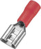TRU COMPONENTS T1904C038 Assortiment hulzen voor platte stekkers Insteekbreedte: 6.30 mm Insteekdikte: 0.80 mm 180 ° De
