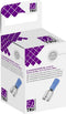 TRU COMPONENTS T1904C039 Assortiment hulzen voor platte stekkers Insteekbreedte: 6.30 mm Insteekdikte: 0.80 mm 180 ° De