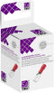 TRU COMPONENTS T1904C042 Assortiment platte stekkers Insteekbreedte: 6.30 mm Insteekdikte: 0.80 mm 180 ° Deels geïsolee