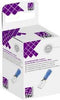TRU COMPONENTS T1904C043 Assortiment platte stekkers Insteekbreedte: 6.30 mm Insteekdikte: 0.80 mm 180 ° Deels geïsolee