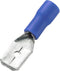 TRU COMPONENTS T1904C043 Assortiment platte stekkers Insteekbreedte: 6.30 mm Insteekdikte: 0.80 mm 180 ° Deels geïsolee