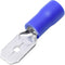 TRU COMPONENTS T1904C045 Assortiment platte stekkers Insteekbreedte: 2.80 mm Insteekdikte: 0.80 mm 180 ° Deels geïsolee