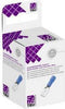 TRU COMPONENTS T1904C045 Assortiment platte stekkers Insteekbreedte: 2.80 mm Insteekdikte: 0.80 mm 180 ° Deels geïsolee