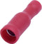 TRU COMPONENTS T1904C048 Kabelschoen, female (rond) 0.50 mm² 1.50 mm² Volledig geïsoleerd Rood 25 stuk(s)