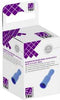 TRU COMPONENTS T1904C049 Kabelschoen, female (rond) 1.50 mm² 2.50 mm² Volledig geïsoleerd Blauw 25 stuk(s)