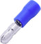 TRU COMPONENTS T1904C051 Ronde stekker 2.50 mm² 2.50 mm² Deels geïsoleerd Blauw 25 stuk(s)